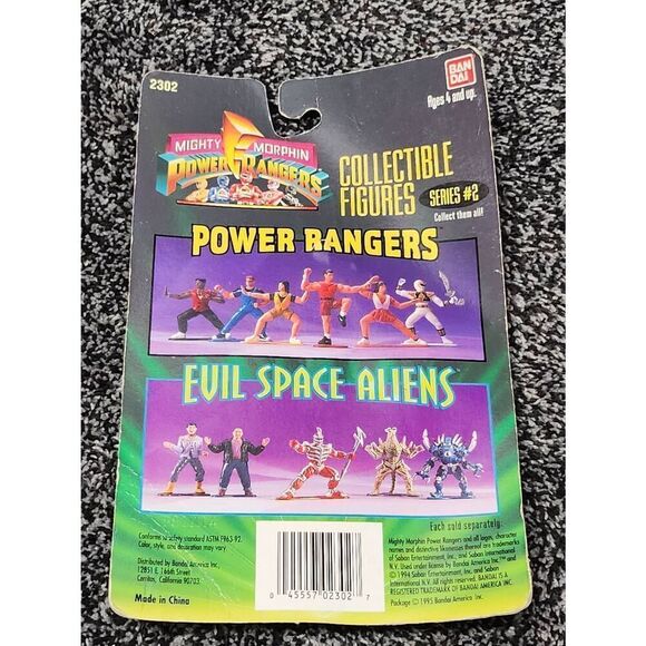 1994 BANDAI SABAN POWER RANGERS COLLECTABLE FIGURES 3" PVC - BLUE RANGER - Picture 3 of 5